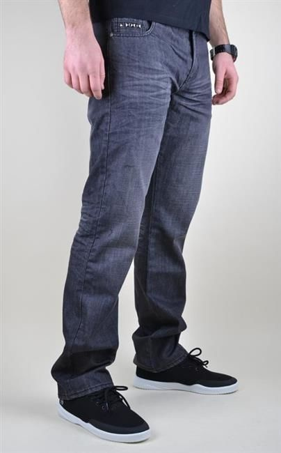BLUD SPODNIE JEANS DARKNESS BLK