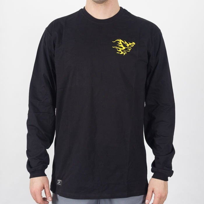 Koszulka LS Nervous SS19 Flame Black