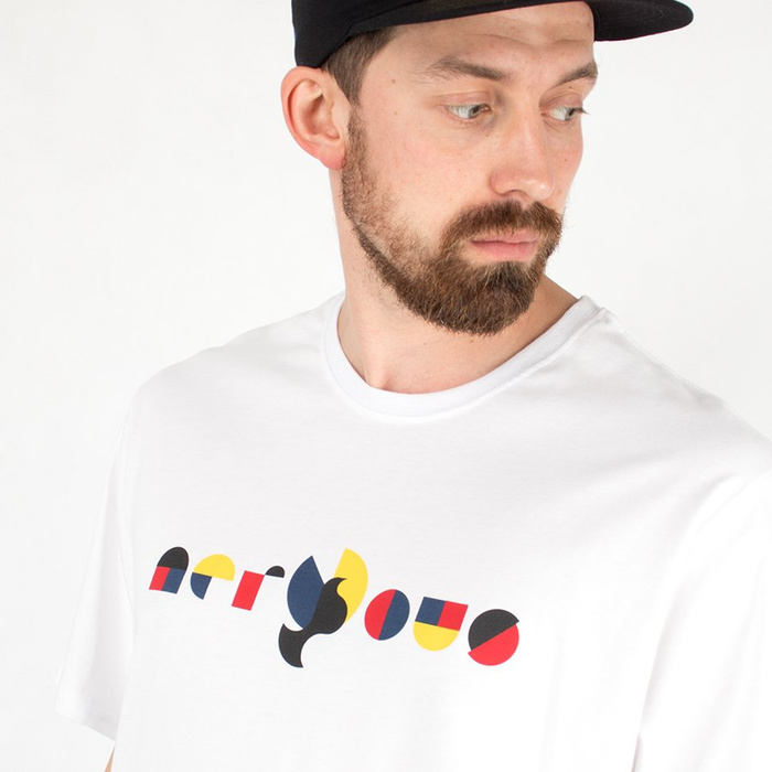 Koszulka Nervous Geo White
