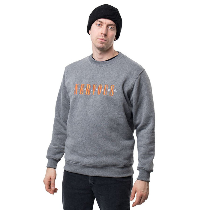 Bluza Nervous F20 Crew Pleasure Grey