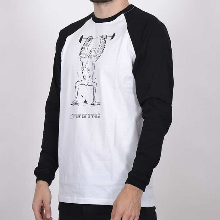 Koszulka LS Nervous Fa17 Lift blk/wht
