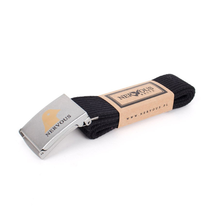 Pasek Nervous Fa20 Parc.Gold Head Silv/Blk