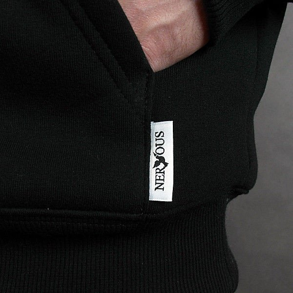 Bluza Nervous Hood Sp13 Label Black