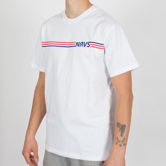 Koszulka Nervous F18 Stripes White