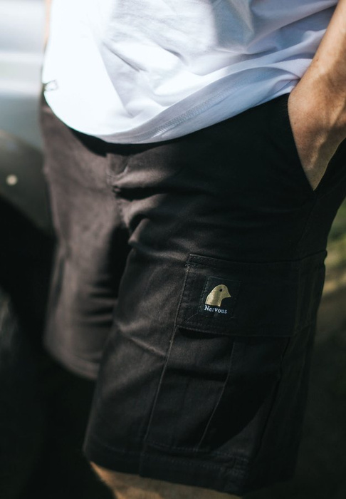 Szorty Nervous S21 Cargo Black