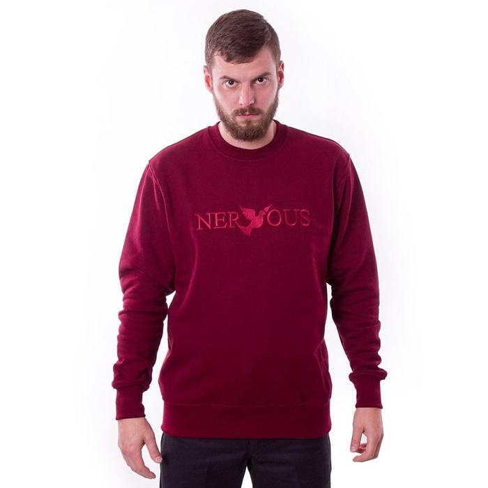 Bluza męska Nervous Crew FA18 Classic maroon