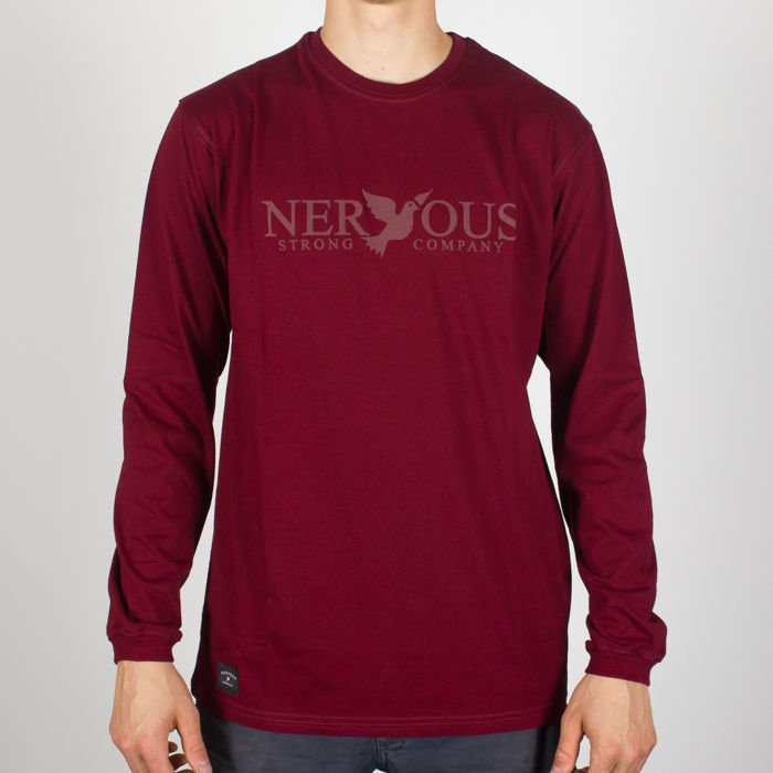 Koszulka LS Nervous F18 Classic Maroon
