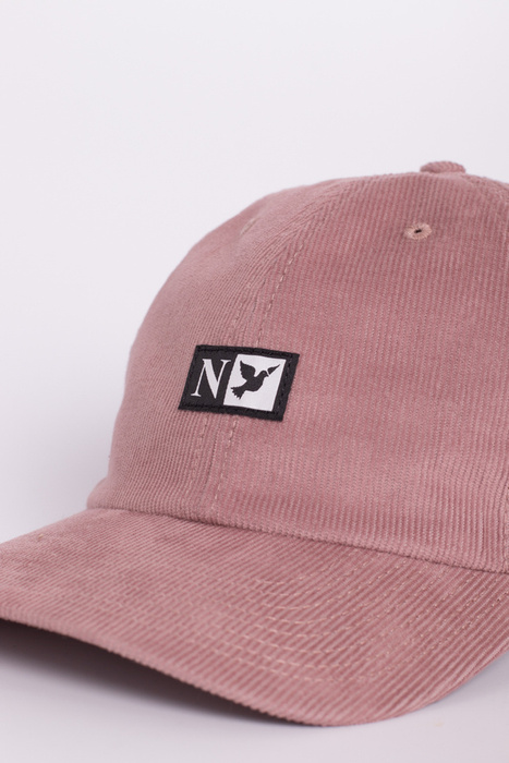 Czapka Nervous Dad Hat Cord Initial Pink