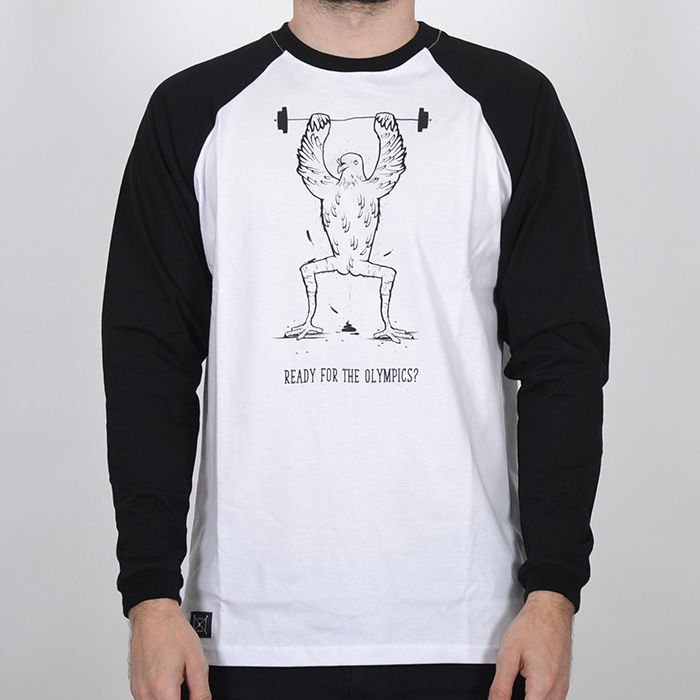 Koszulka LS Nervous Fa17 Lift blk/wht