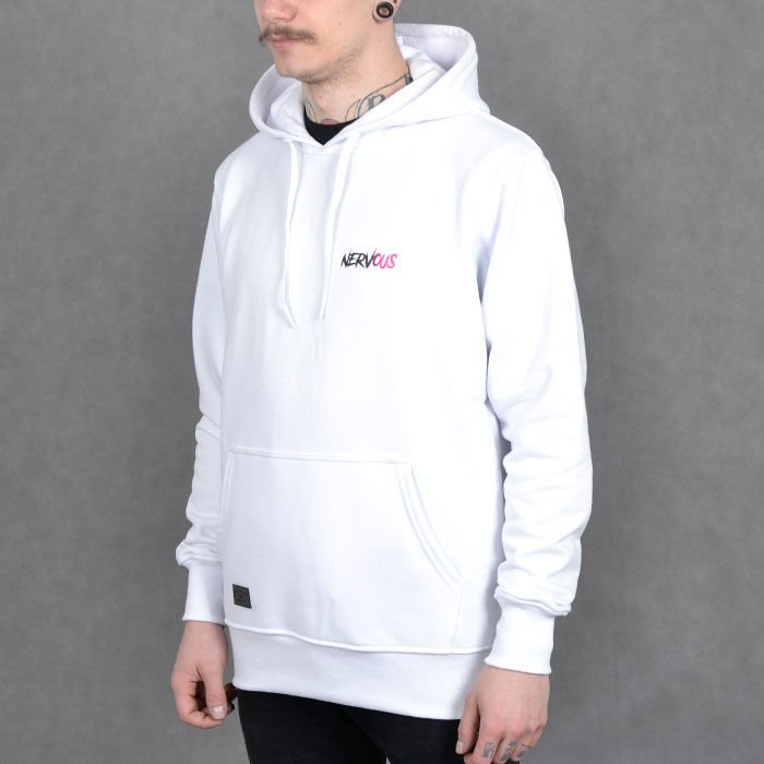 Bluza Nervous Hood Su17 Scratch wht