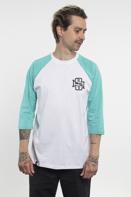 Koszulka Longsleeve 3/4 Nervous Initial White Ocean