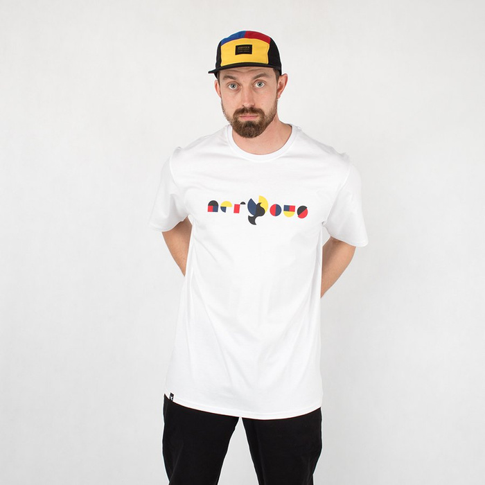 Koszulka Nervous Geo White