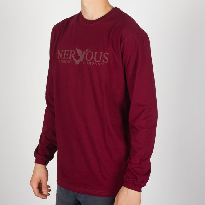 Koszulka LS Nervous F18 Classic Maroon