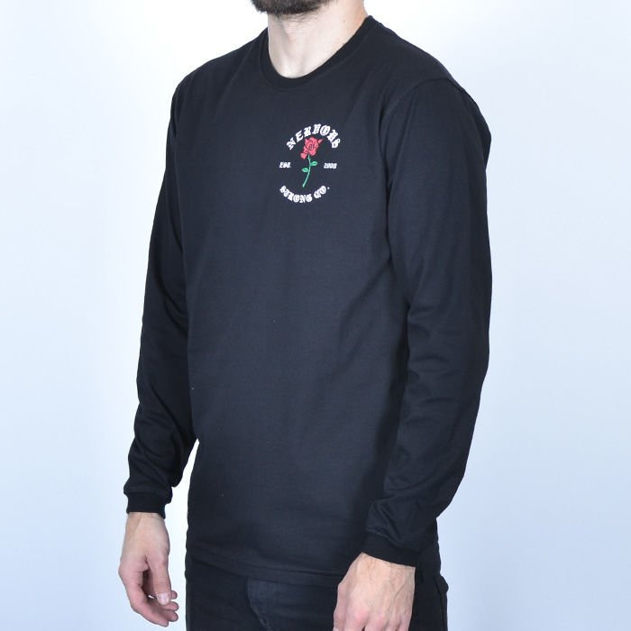 Koszulka LS Nervous Fa17 Rose blk