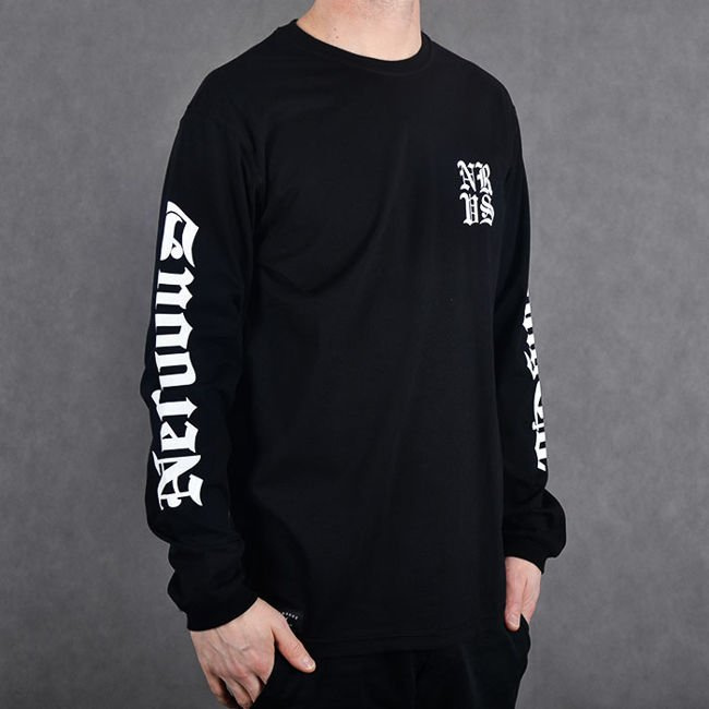 Koszulka LS Nervous Sp17 Ghotic Black