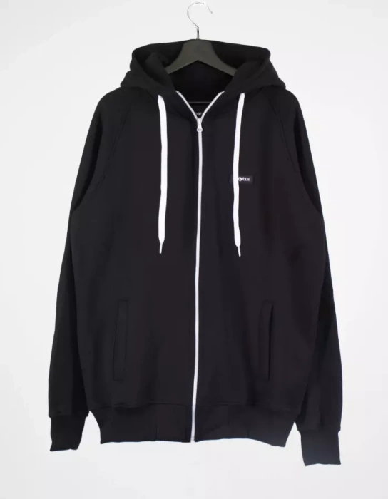  Bluza Nervous Zip Hood Sl Classic Black