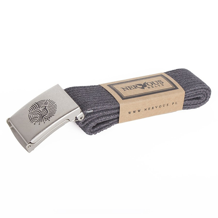 Pasek Nervous Sp20 Parc. Ribbons Grey