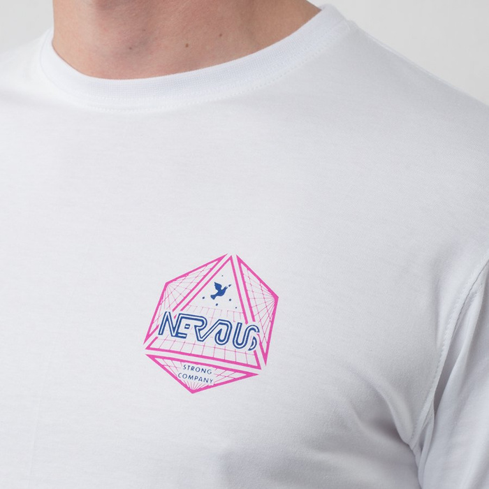 Koszulka LS Nervous Arcade White