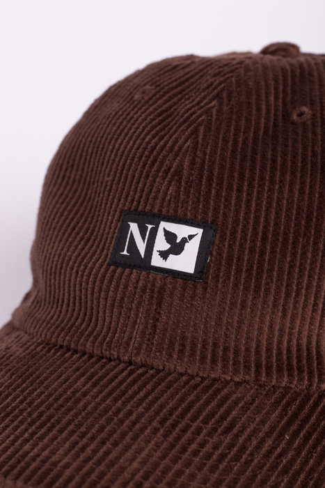 Czapka Nervous Dad Hat Cord Initial Brown