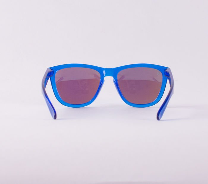 OKULARY KNOCKAROUND PREMIUMS MONOCHROME NIEBIESKIE Z NIEBIEKIMI SZKŁAMI