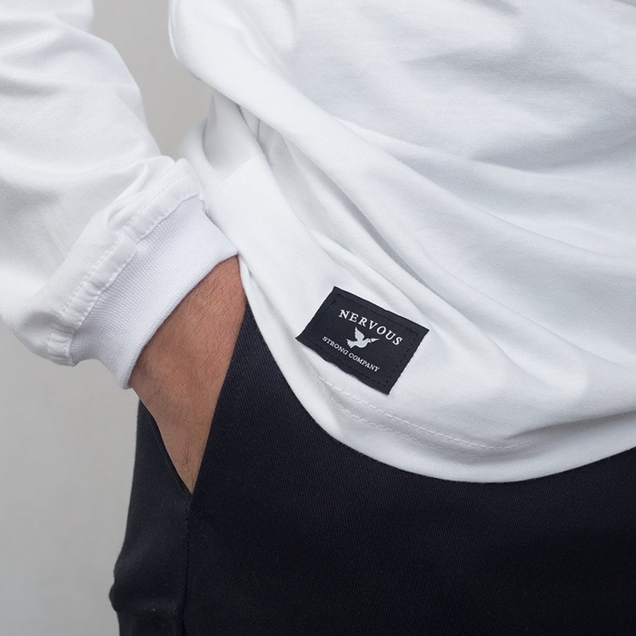 Koszulka LS Nervous Arcade White