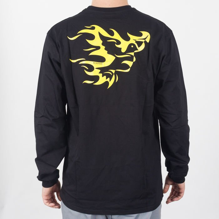 Koszulka LS Nervous SS19 Flame Black