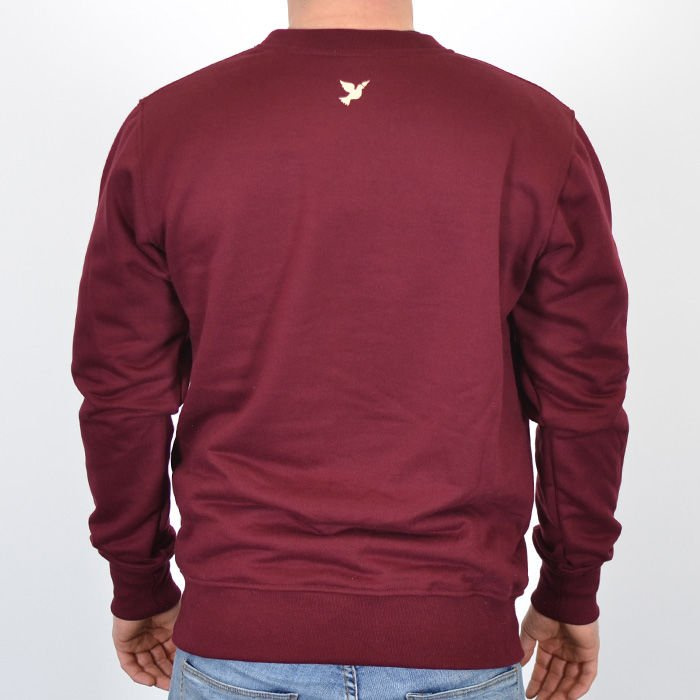 Bluza Nervous Crew Fa17 Map maroon