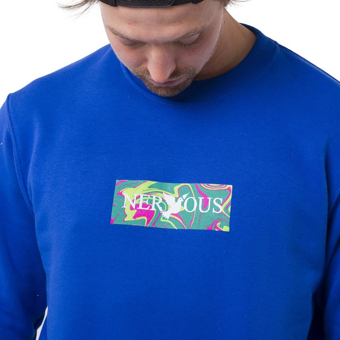 Bluza Męska Sp20 Nervous Crew Acid Box Blue