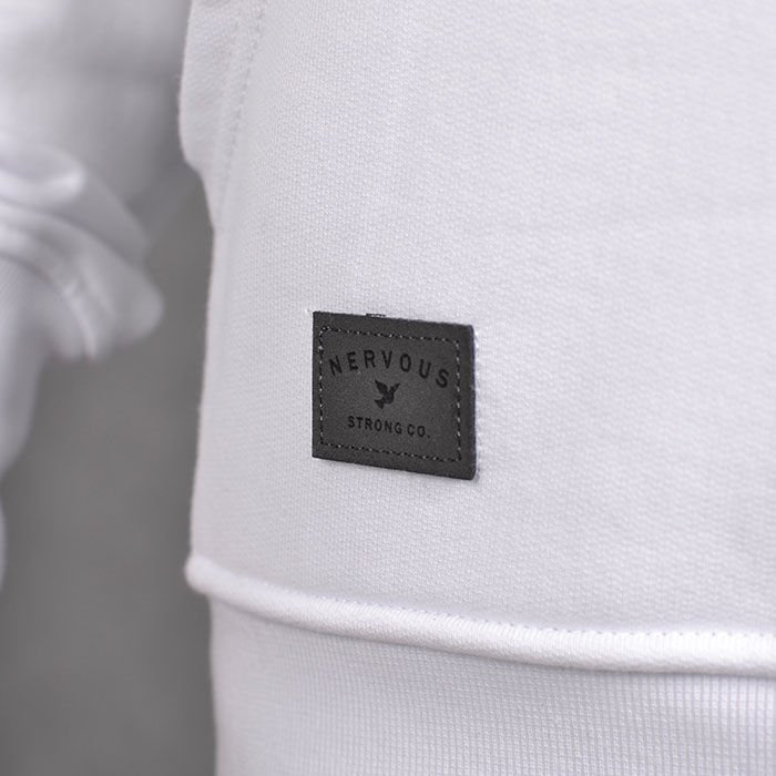 Bluza Nervous Hood Su17 Scratch wht