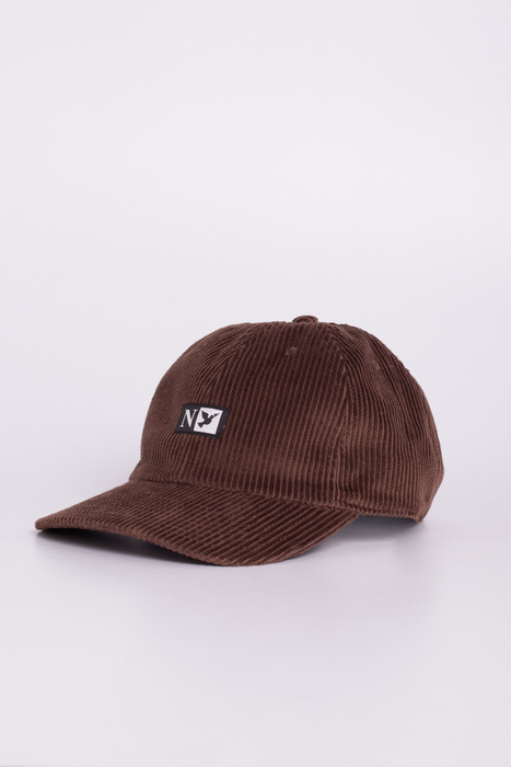 Czapka Nervous Dad Hat Cord Initial Brown