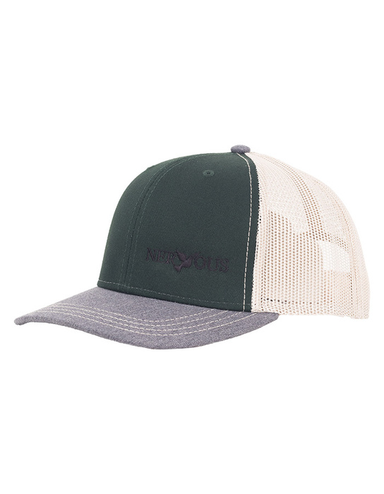 Czapka Nervous Trucker Classic Green/Wht