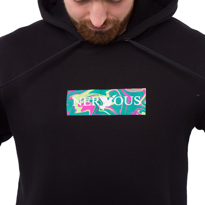 Bluza Męska Sp20 Z Kapturem Nervous Acid Box Black