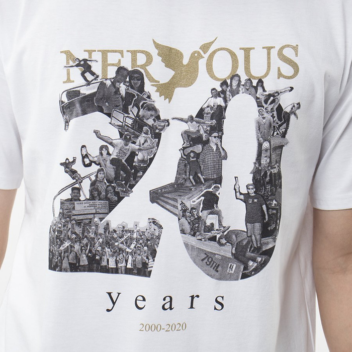 Koszulka Męska Nervous Official White