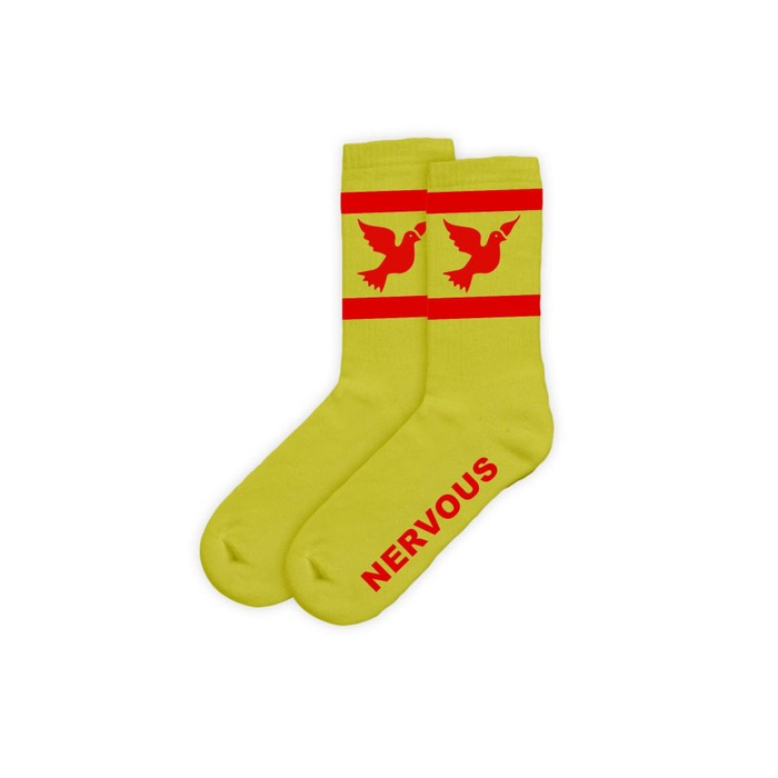 Skarpetki Nervous Classic FA19 yellow / red