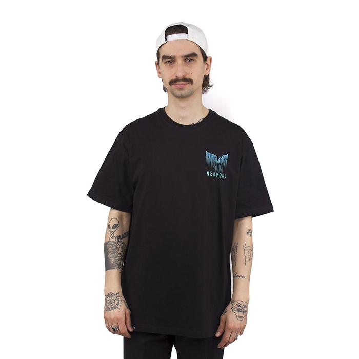 Koszulka męska Nervous Spill black