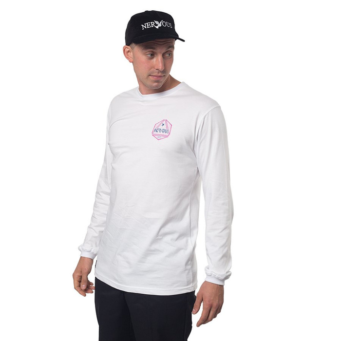 Koszulka LS Nervous Arcade White