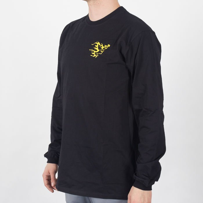 Koszulka LS Nervous SS19 Flame Black