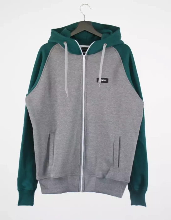  Bluza Nervous Zip Hood Sl Classic Ocean