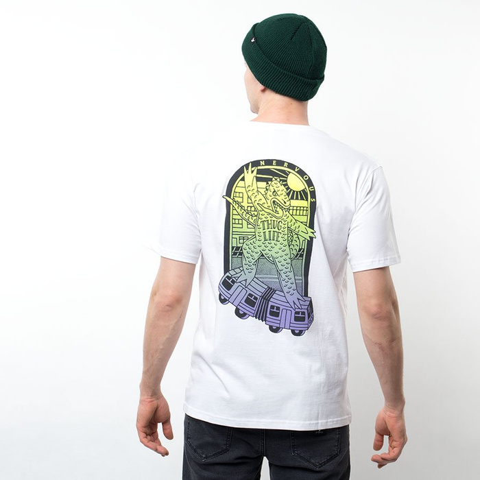 Koszulka Nervous Godzilla White