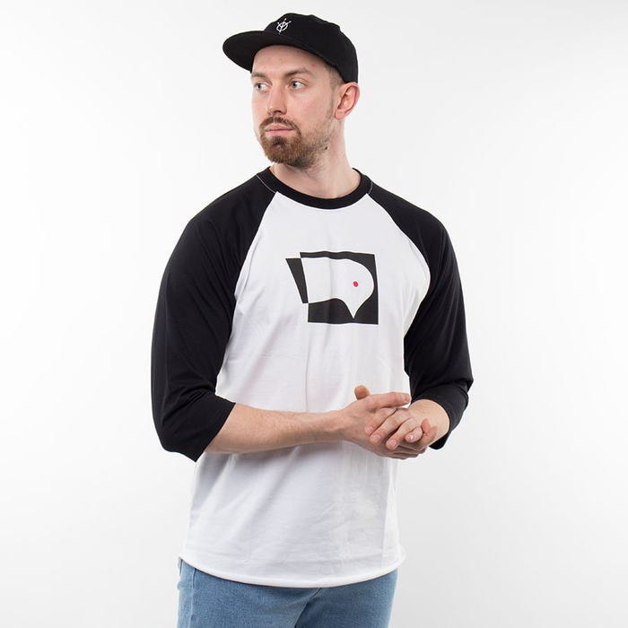 Koszulka Longsleeve 3/4 Nervous Comp White/ Black