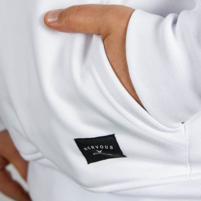 Bluza Nervous Hood F18 Classic White