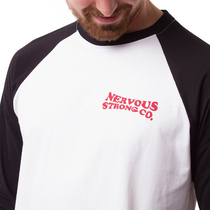 Longsleeve Męski Nervous Sp20 Sunset white / black