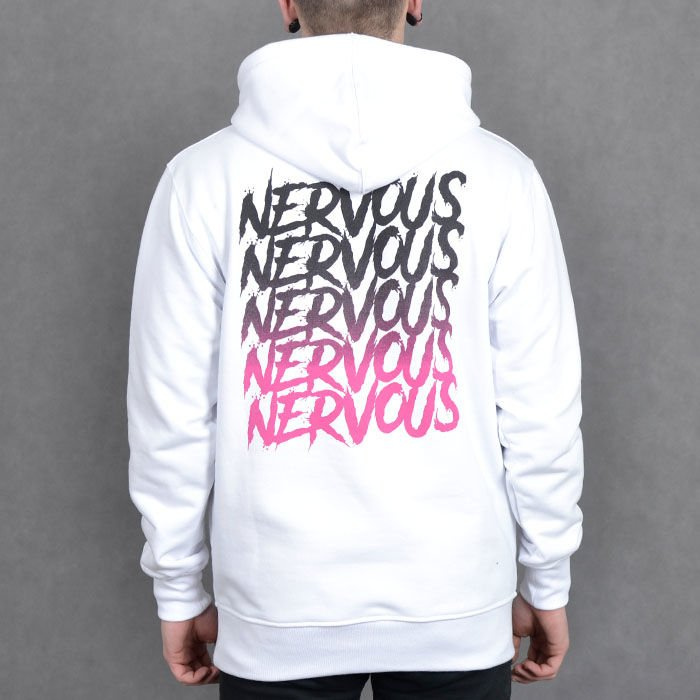 Bluza Nervous Hood Su17 Scratch wht