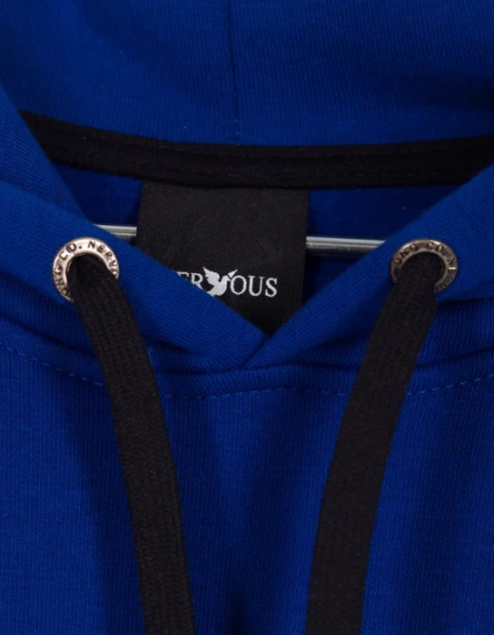 Bluza Nervous Hood 3D Blue