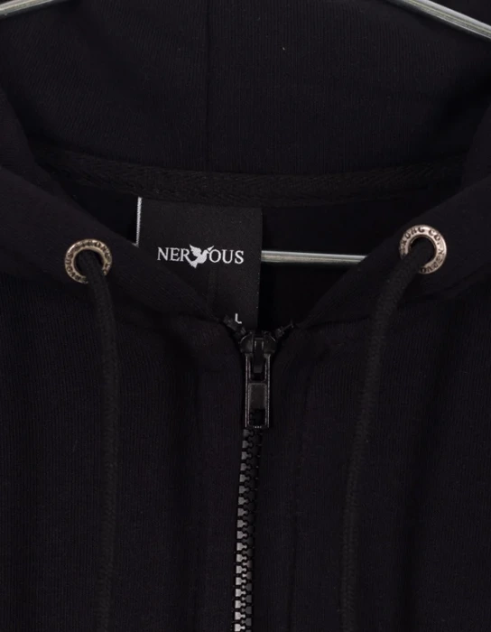 Bluza Nervous Zip Hood Superstar Blk/Wht