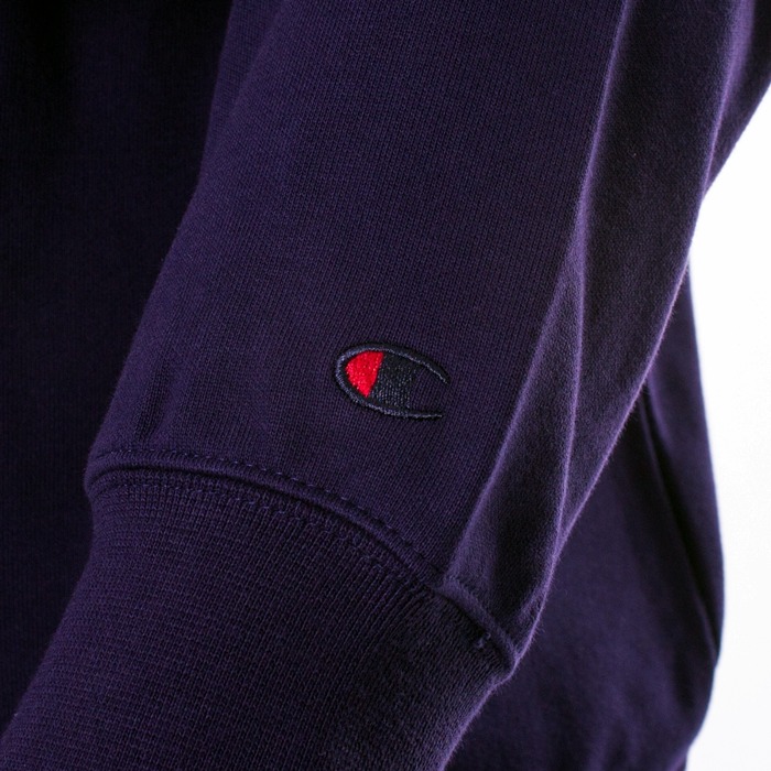 Bluza męska Champion Script Logo Recycled Cotton Terry Sweatshirt navy (212942 - BS536)