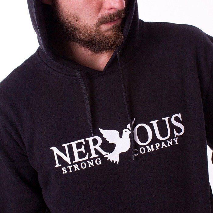 Bluza męska z kapturem Nervous Hood Classic Black