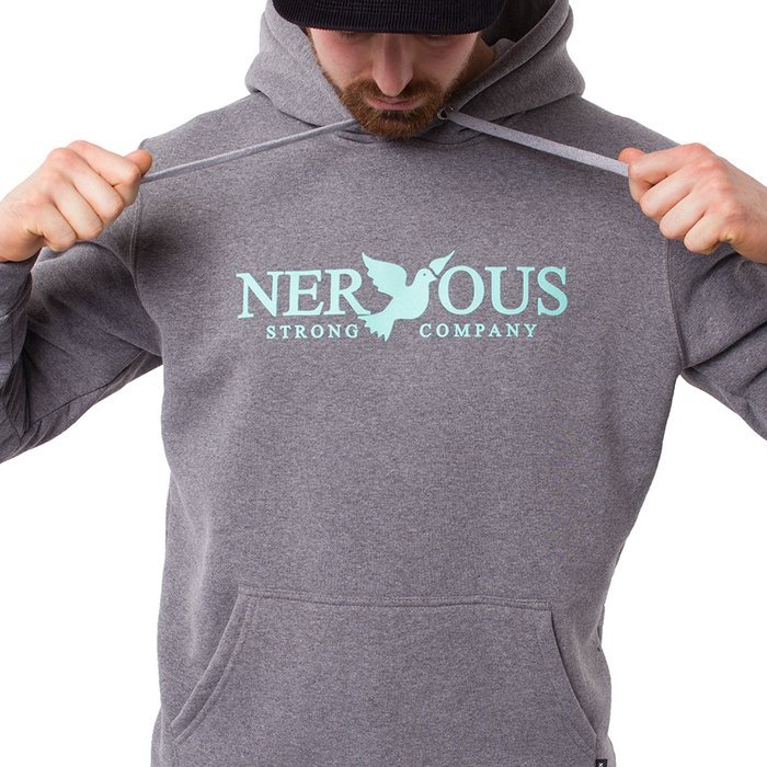 Bluza męska z kapturem Nervous Hood Classic Grey