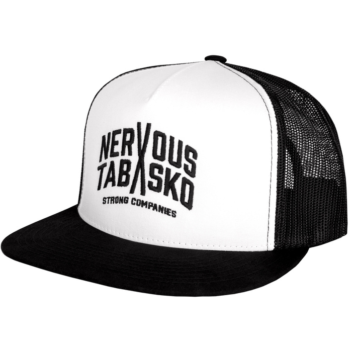 Czapka Truckerka Nervous X Tabasko X  Blk/Wht