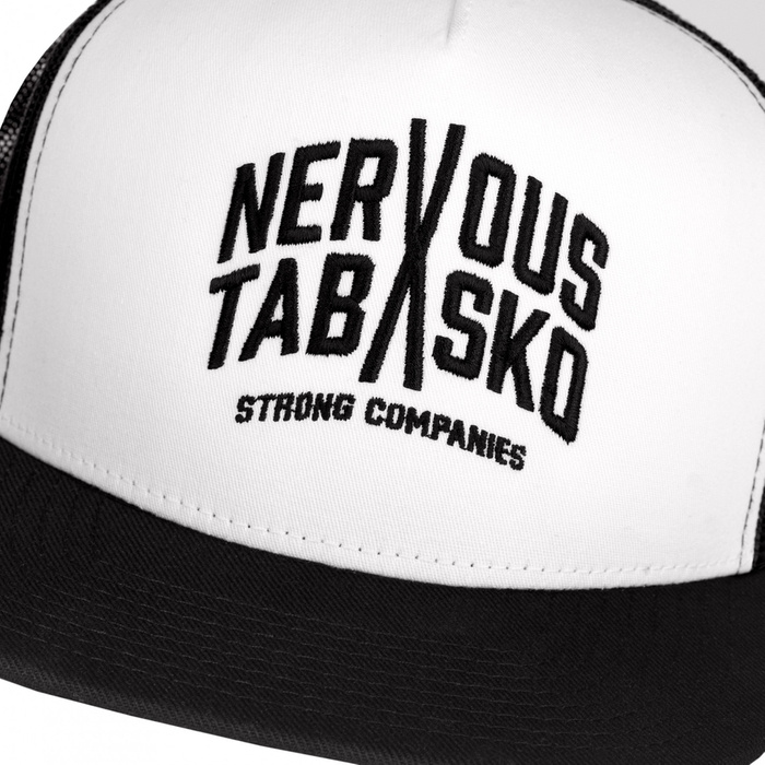 Czapka Truckerka Nervous X Tabasko X  Blk/Wht